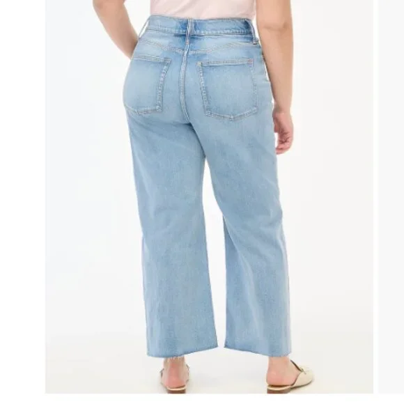 J.Crew Wide-leg cropped jean in all-day stretch - Picture 6 of 14